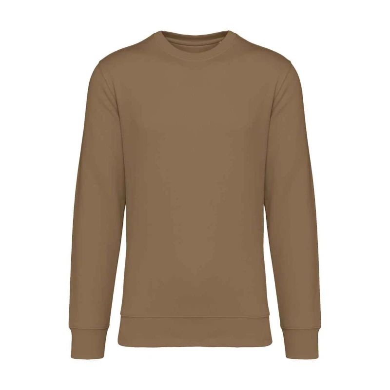 Image of Native Spirit Mens Crew Neck Sweatshirt in Camel Size: XS Camel Male XS