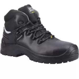 Image of Safety Jogger Mens Waterproof Leather Safety Boots (8 UK) (Black)