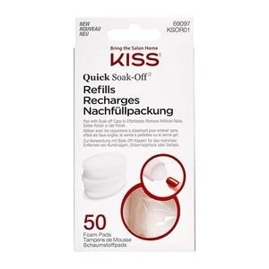 Image of Kiss Soak Off Remover Caps Refill