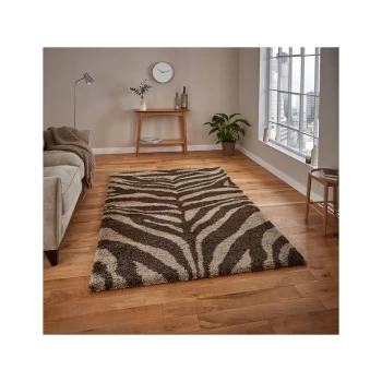 Image of Portofino M289 Brown Beige 120cm x 170cm Rectangle - Brown and Beige