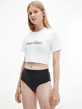 Image of Calvin Klein Maternity High Waist Knicker - Black Size M Women