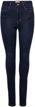 Image of Only Royal Life High Jeans Jeans dark blue