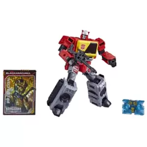 Image of Hasbro Transformers Generations War for Cybertron: Kingdom Voyager WFC-K44 Autobot Blaster & Eject Action Figure