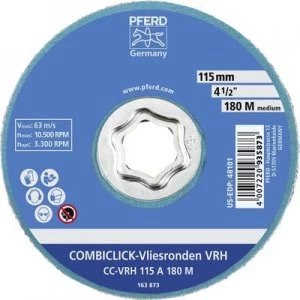Image of PFERD 42000051 HORSE COMBICLICK Nonwovens 115mm Corund A 180 Medium design Diameter 115 mm