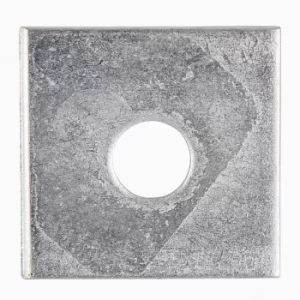 Image of Square Plate Washer Zinc Plated 10mm 50mm Pack of 30