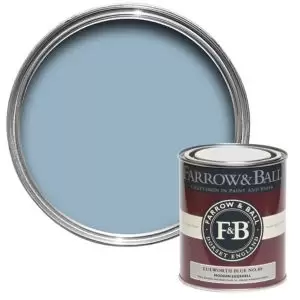 Image of Farrow & Ball Modern Lulworth Blue No. 89 Eggshell Paint, 750Ml