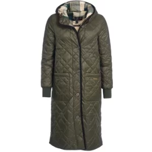 Image of Barbour Womens Grimsthorpe Quilted Jacket Sage/Ancient 10