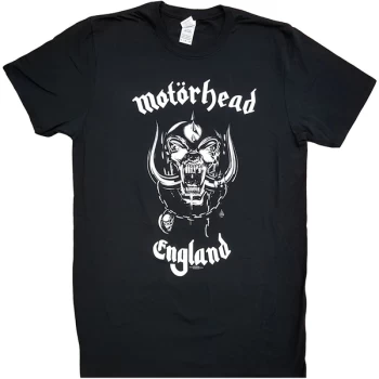 Image of Motorhead - England Unisex Medium T-Shirt - Black