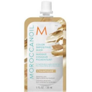 Image of Moroccanoil Color Depositing Mask 30ml (Various Shades) - Champagne