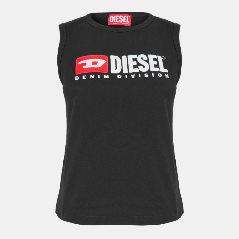Image of Diesel Womens Tank Top Vest Black female 12