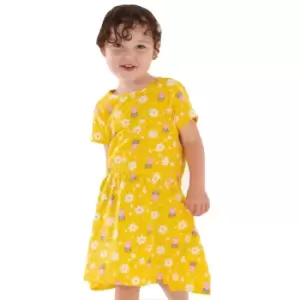 Image of Regatta Girls Peppa Coolweave Cotton Jersey Summer Dress 9-12 Months