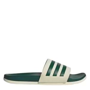 Image of adidas Adilette Comfort Slides Unisex - Wonder White / Collegiate Gree