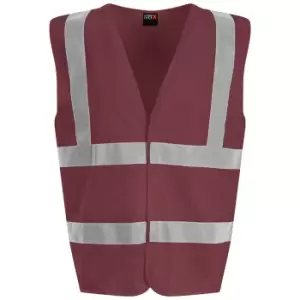Image of PRO RTX High Visibility Unisex Waistcoat (L) (Maroon)