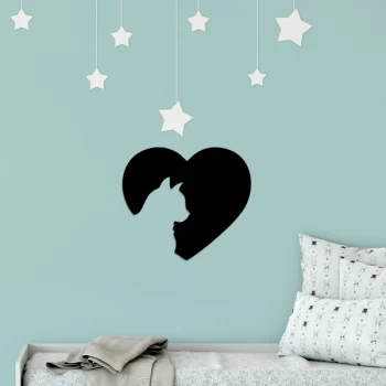 Image of Cat5 - Black Decorative Metal Wall Accessory