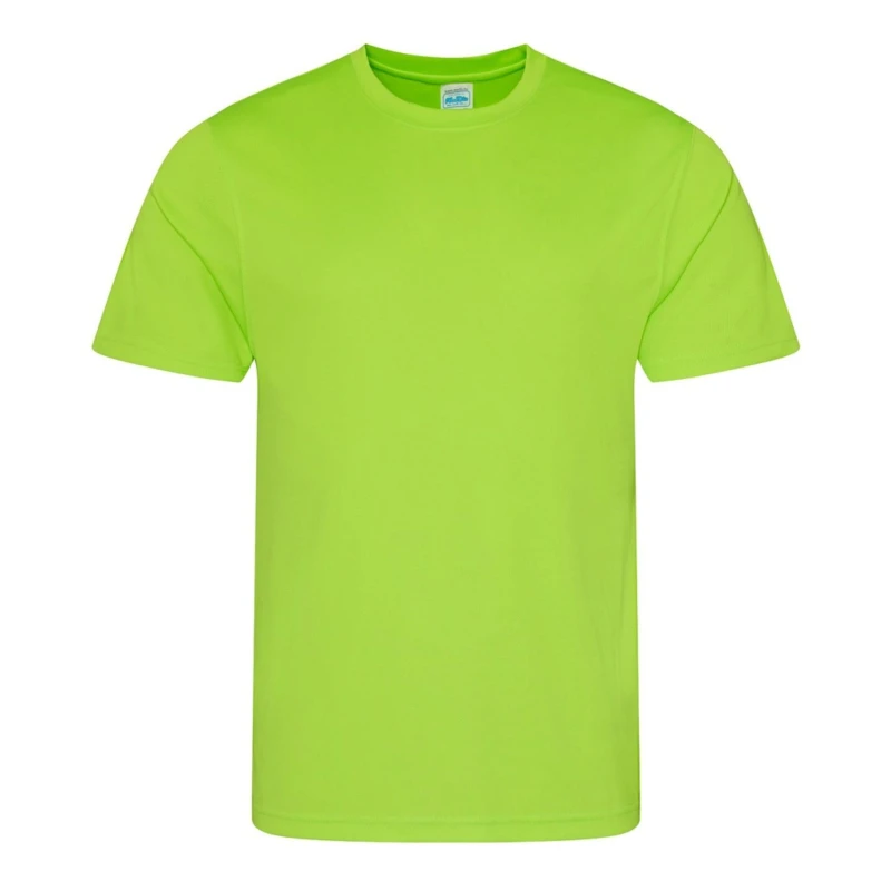 Image of AWDis AWDis Men Just Cool Performance Plain T-Shirt in Green Size: X-Small Green XS Male 5055747892840