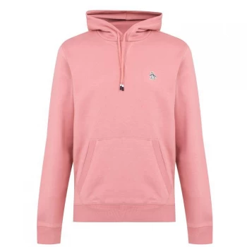 Image of Original Penguin Fleece Popover Hoodie - Dusty Rose 678
