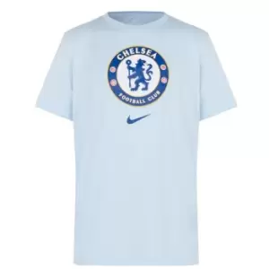 Image of Nike Chelsea Crest T Shirt Mens - Blue