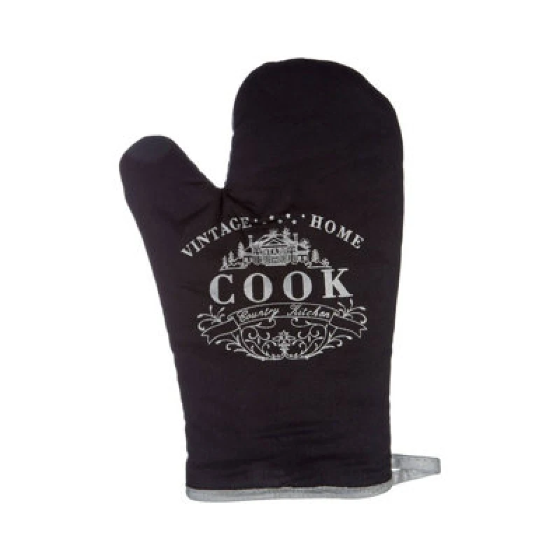 Image of Premier Housewares Vintage Home Single Oven Glove Black
