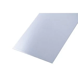 Image of Wickes Metal Sheet Plain Uncoated Aluminium - 120 x 0.8mm x 1m