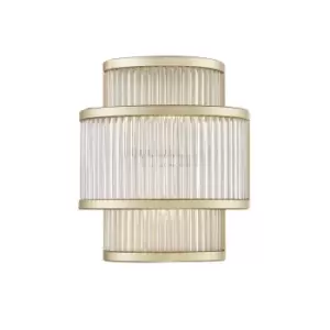 Image of Sergio Wall Lamp, Matt Gold, 2x G9