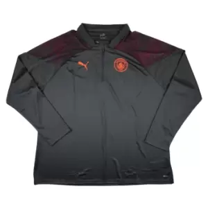 Image of 2023-2024 Man City Training Half Zip Top (Strong Grey)