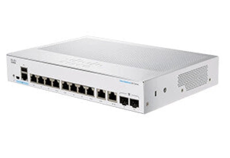 Image of Cisco Cisco CBS350-8T-E-2G Managed L2/L3 Gigabit Ethernet (10/100/1000) CBS350-8T-E2GEU-RF