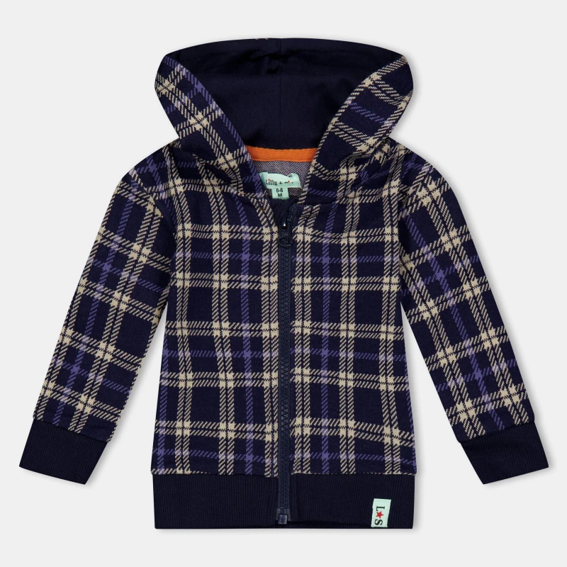 Image of Lilly + Sid Check Hoodie Multi unisex