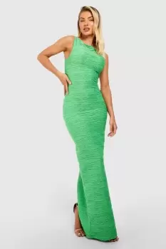 Image of Textured Wave Rib Maxi Dress
