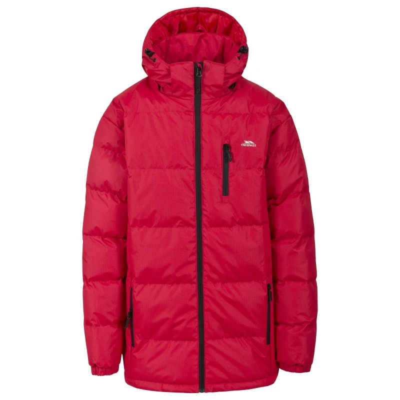 Image of Trespass Trespass Men Clip Padded Jacket in Red Size: Small Red S Male 5057520630878