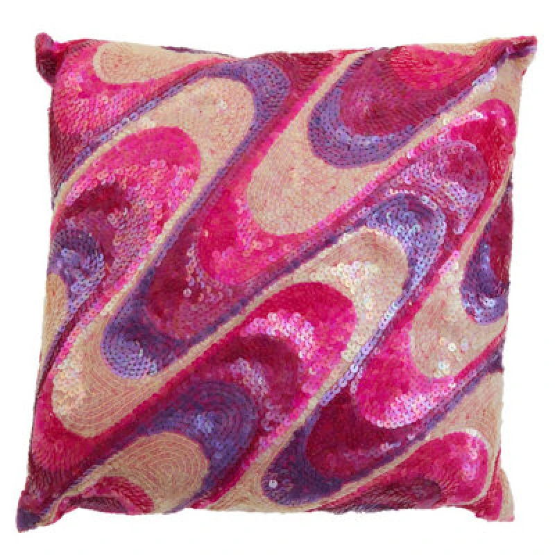 Image of Premier Housewares Diva Sequins Cushion Pink