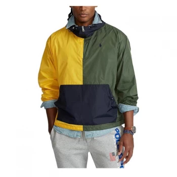 Image of Polo Ralph Lauren Essential Sport OTH Jacket - Army/Yellow