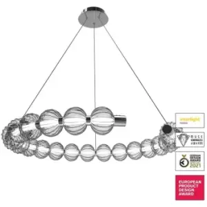 Image of Maytoni Amulet Modern Pendant Ceiling Light Chrome, 4000K