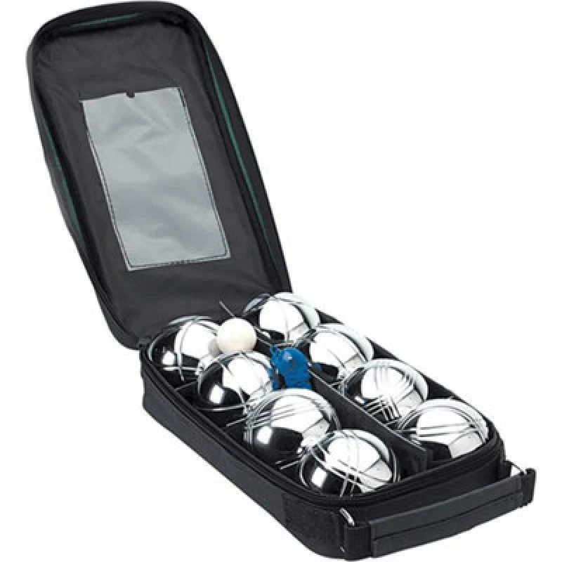 Image of Carta Sport Carta Sport Chrome Boules Set (Pack Of 11) in Black One Size Unisex 5063107212177
