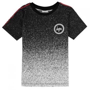 Image of Hype Sparkle Tape T Shirt - Black/White