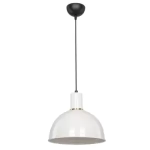 Image of Natan Dome Pendant Ceiling Light Ivory