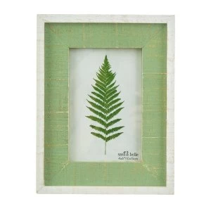 Image of Sass & Belle Distressed Green Wooden Photo Frame