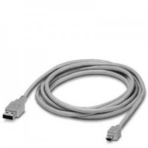 Image of USB cable CABLE-USB/MINI-USB-3,0M 2986135 Phoenix Contact