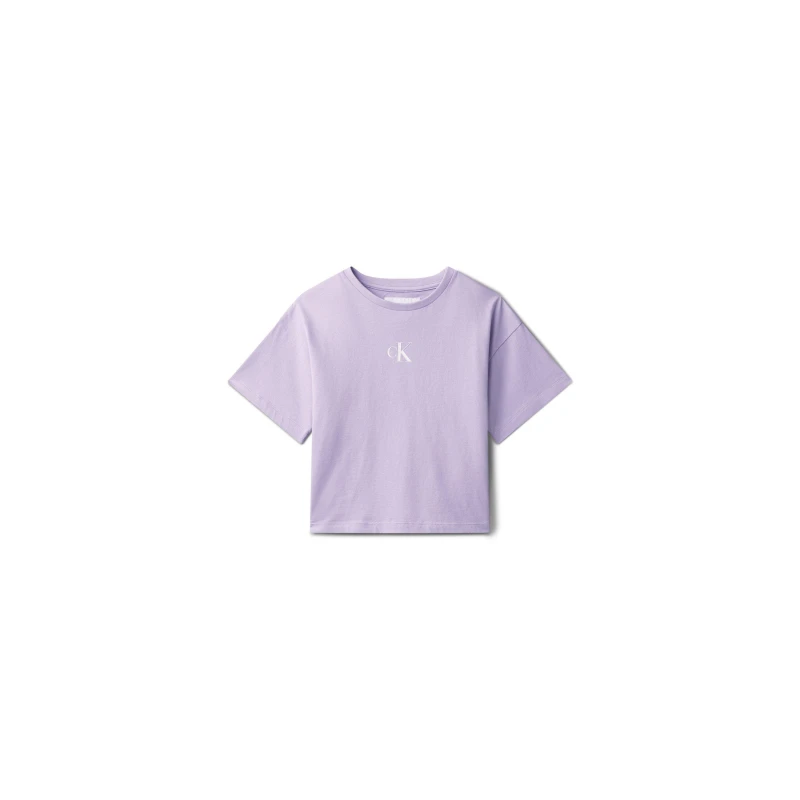 Image of Calvin Klein CK L Boxy T-Shirt Jn63 Purple female 12Y