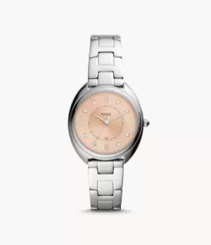 Image of Fossil Women Gabby Three-Hand Date Stainless Steel Watch