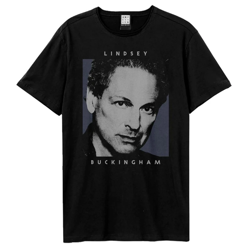 Image of Amplified Amplified Men Profile Lindsey Buckingham T-Shirt in Black Size: X-Small Black XS Male 5063852071494