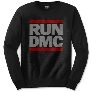 Image of Run DMC - Logo Unisex Small T-Shirt - Black
