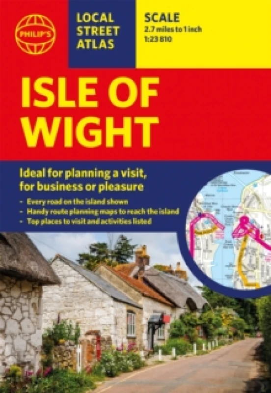 Image of Philip's Isle of Wight Guide Book : Local Street Atlas Paperback / softback