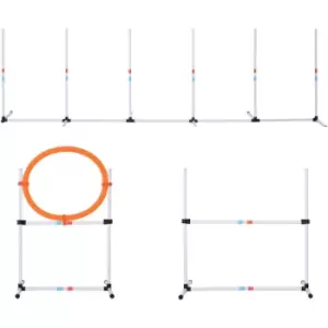 Image of Pawhut - 3 Piece Suit Agility Set for Dog Training Exercise Adjustable Obedience