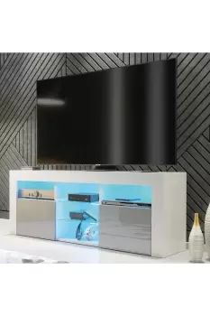 Image of TV Unit 145cm Sideboard Cabinet Cupboard TV Stand