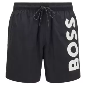 Image of Hugo Boss Black Octopus Quick-drying Swim Short In Black - Size S