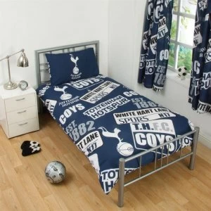 Image of Team Football Single Duvet Set - Spurs