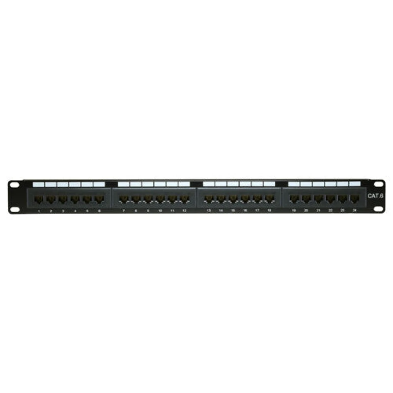 Image of Cablenet Cablenet 24 Port Cat6 UTP 1u Eco Patch Panel 72-3680