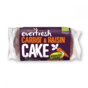 Image of Everfresh Organic Sprouted Carrot & Raisin Cake - 350g
