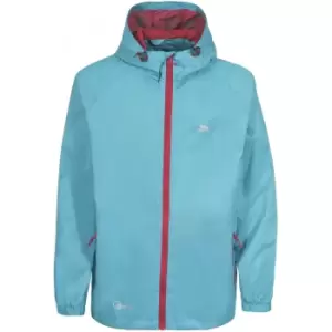 Image of Trespass Childrens/Kids Qikpac Waterproof Packaway Jacket (7/8 Years) (Aquatic)
