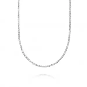 Image of Infinity Chain Sterling Silver Necklace RN07_SLV